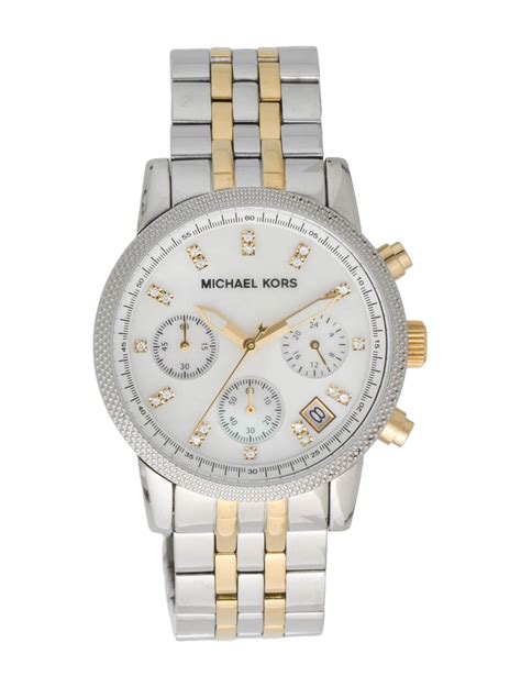 michael kors mk5057 women's two tone chronograph watch|Michael Kors Ladies Two.